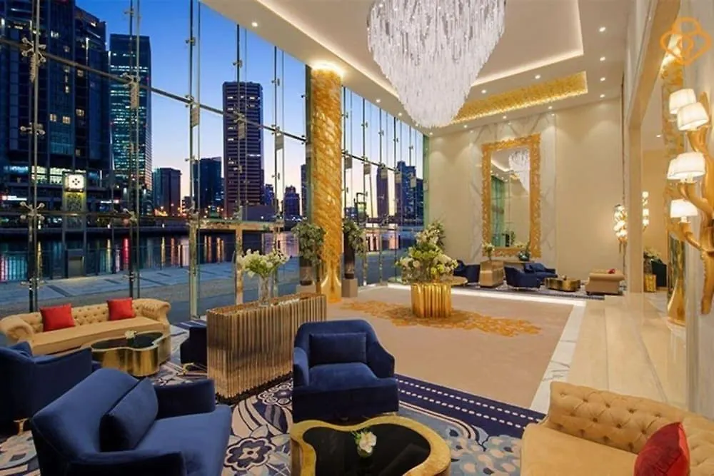 Apartment Vogue Damac Maison Prive Balcony & Pool With Canal View Prime Business Bay Location, Steps From Downtown & Burj Khalifa Dubai